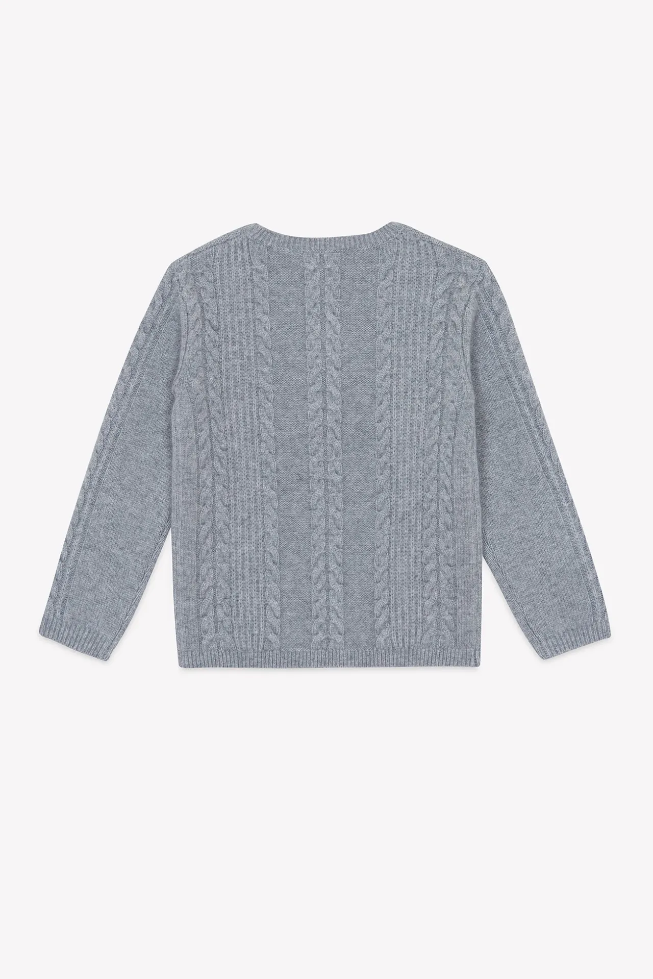 Tartine et Chocolat Pull Gris chiné signature TC|Enfant Pulls - Gilets - Sweats