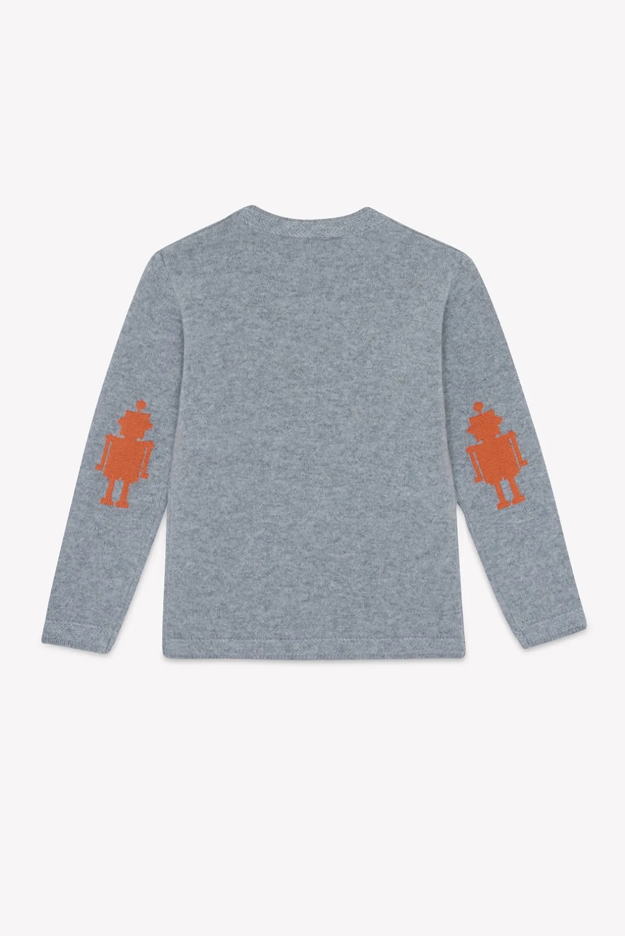 Tartine et Chocolat Pull Gris chiné laine signature TC|Enfant Pulls - Gilets - Sweats