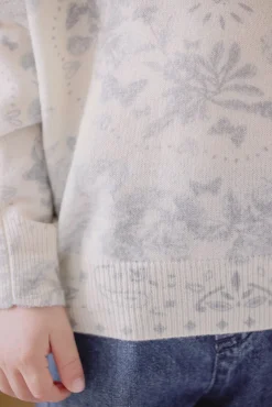 Tartine et Chocolat Pull Gris clair Kujten x|Enfant Pulls - Gilets - Sweats|Pulls - Gilets - Sweats