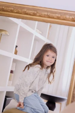 Tartine et Chocolat Pull Gris clair Kujten x|Enfant Pulls - Gilets - Sweats|Pulls - Gilets - Sweats
