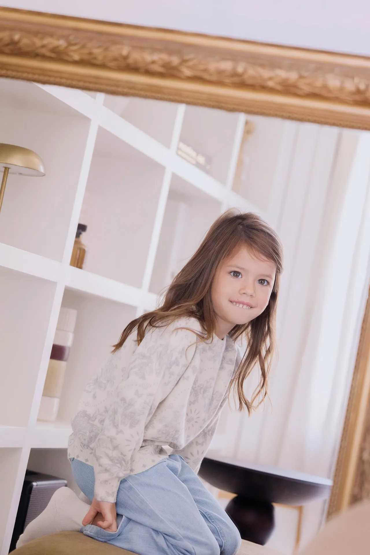 Tartine et Chocolat Pull Gris clair Kujten x|Enfant Pulls - Gilets - Sweats|Pulls - Gilets - Sweats