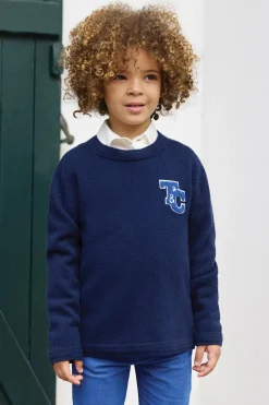 Tartine et Chocolat Pull Marine en laine signature TC|Enfant Pulls - Gilets - Sweats