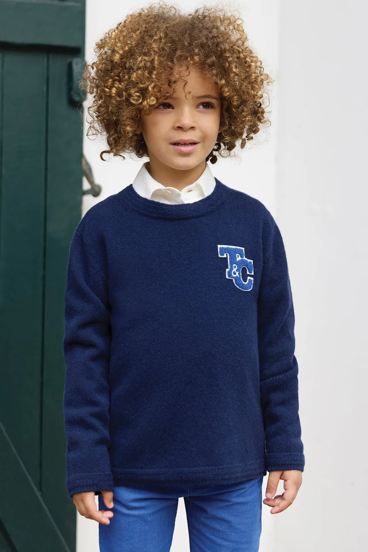 Tartine et Chocolat Pull Marine en laine signature TC|Enfant Pulls - Gilets - Sweats