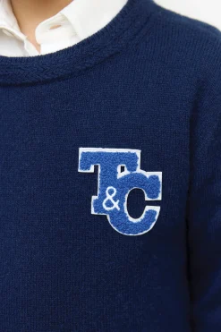 Tartine et Chocolat Pull Marine en laine signature TC|Enfant Pulls - Gilets - Sweats