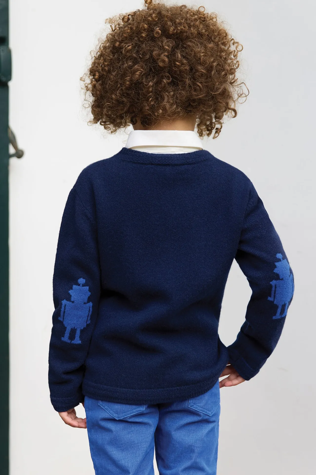 Tartine et Chocolat Pull Marine en laine signature TC|Enfant Pulls - Gilets - Sweats