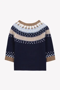 Tartine et Chocolat Pull Marine motif jacquard| Pulls - Gilets - Sweats