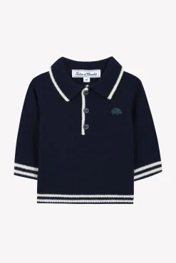 Tartine et Chocolat Pull Marine col pointu| Pulls - Gilets - Sweats
