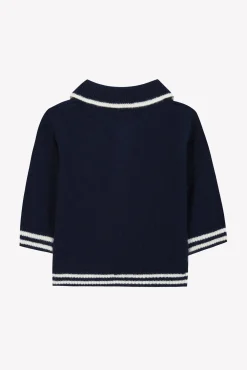 Tartine et Chocolat Pull Marine col pointu| Pulls - Gilets - Sweats