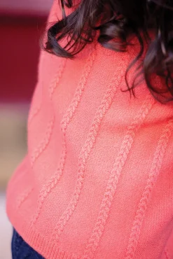Tartine et Chocolat Pull Praline col broderie anglaise| Cardigans - Pulls - Sweats