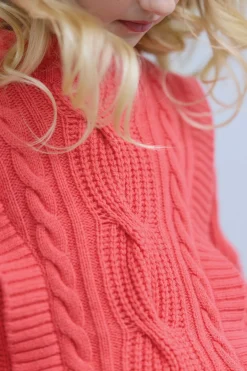 Tartine et Chocolat Pull Praline maille torsadée|Enfant Cardigans - Pulls - Sweats
