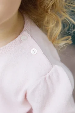 Tartine et Chocolat Pull Rose pâle illustration chat| Cardigans - Pulls - Sweats