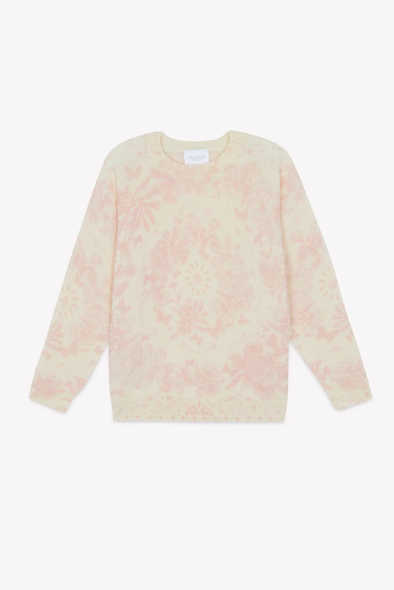 Tartine et Chocolat Pull Rose pâle Kujten x|Enfant Cardigans - Pulls - Sweats|Cardigans - Pulls - Sweats