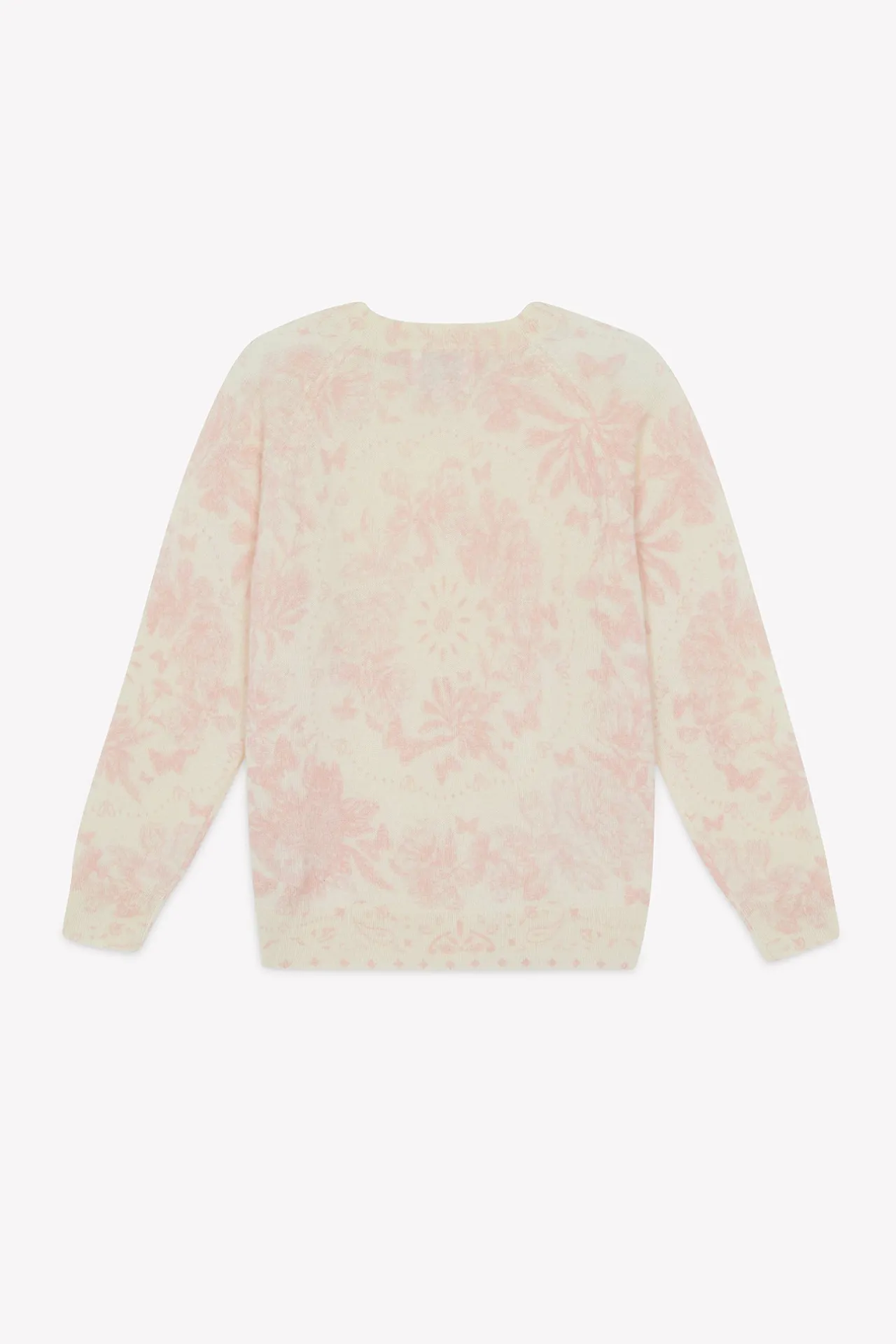 Tartine et Chocolat Pull Rose pâle Kujten x|Enfant Cardigans - Pulls - Sweats|Cardigans - Pulls - Sweats