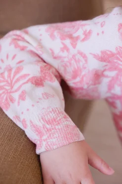 Tartine et Chocolat Pull Rose Kujten x|Enfant Cardigans - Pulls - Sweats|Cardigans - Pulls - Sweats
