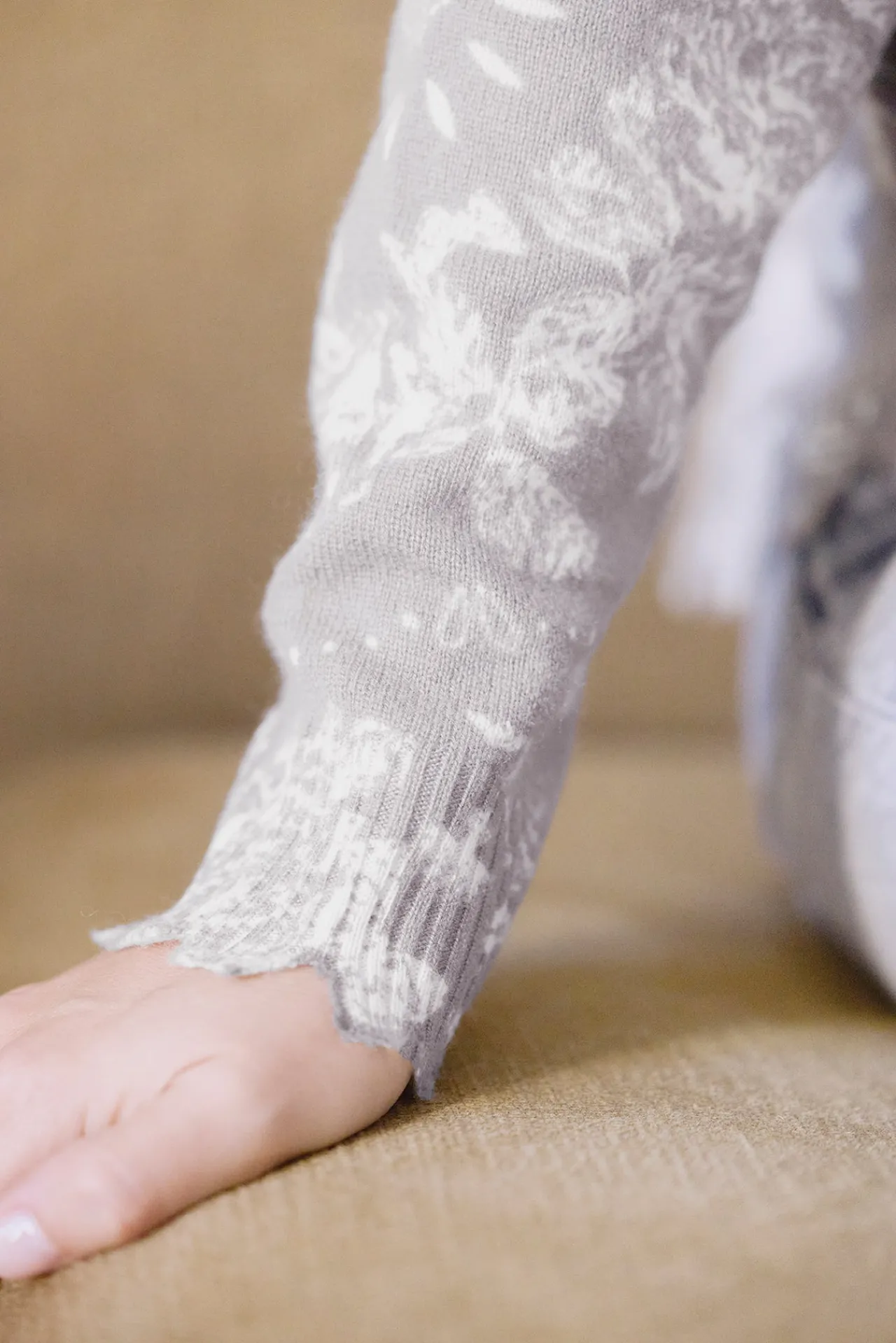 Tartine et Chocolat Pull Femme Taupe Kujten x|Enfant Cardigans - Pulls - Sweats