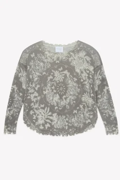 Tartine et Chocolat Pull Femme Taupe Kujten x|Enfant Cardigans - Pulls - Sweats