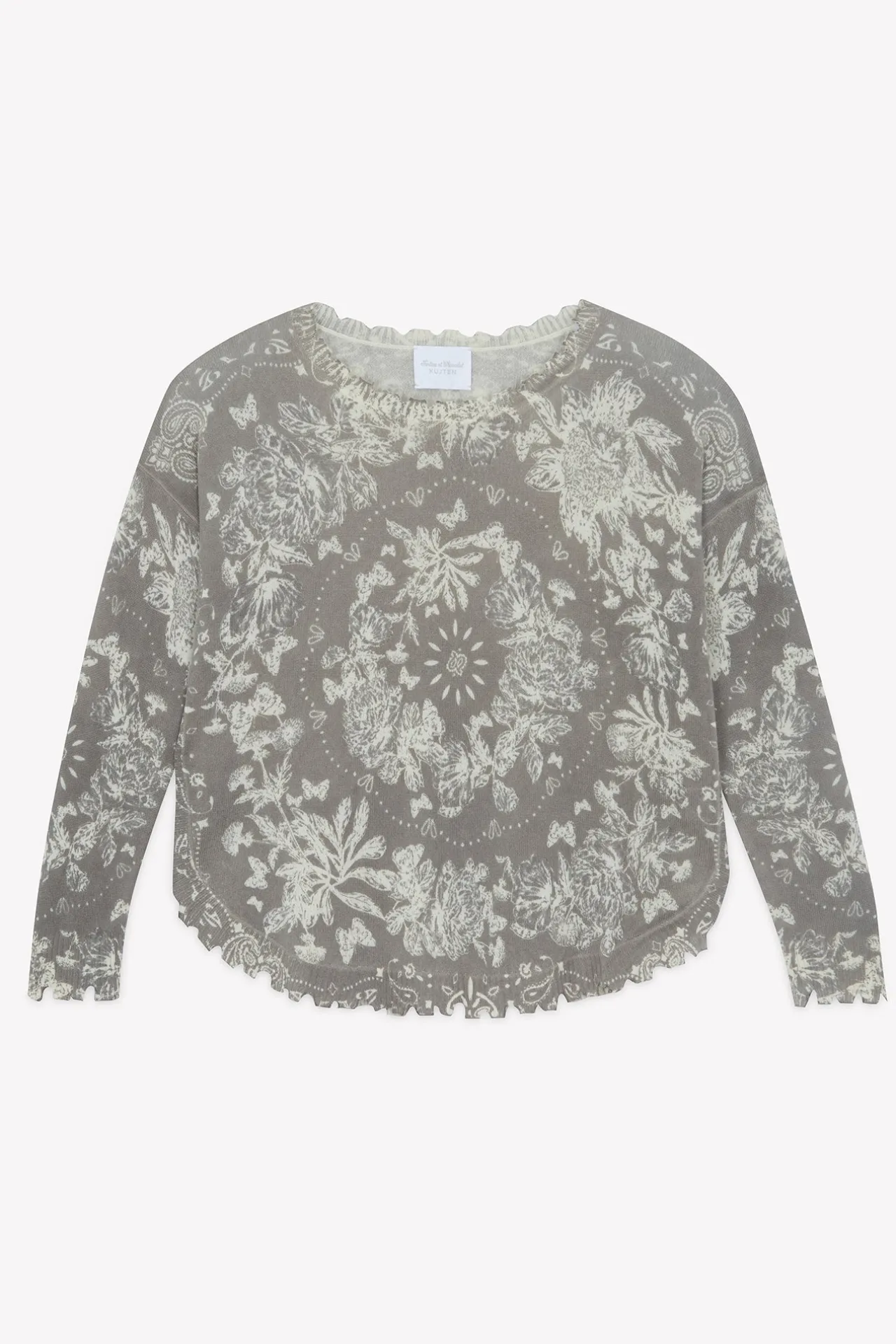 Tartine et Chocolat Pull Femme Taupe Kujten x|Enfant Cardigans - Pulls - Sweats
