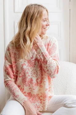 Tartine et Chocolat Pull Femme Rose Kujten x|Enfant Cardigans - Pulls - Sweats