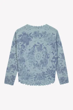 Tartine et Chocolat Pull Femme Bleu Kujten x|Enfant Cardigans - Pulls - Sweats