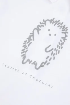 Tartine et Chocolat Pyjama Blanc hérisson| Pyjamas|Pyjamas