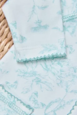 Tartine et Chocolat Pyjama Vert d'eau inspiration Toile de Jouy| Pyjamas|Pyjamas