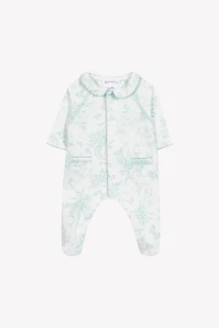 Tartine et Chocolat Pyjama Vert d'eau inspiration Toile de Jouy| Pyjamas|Pyjamas