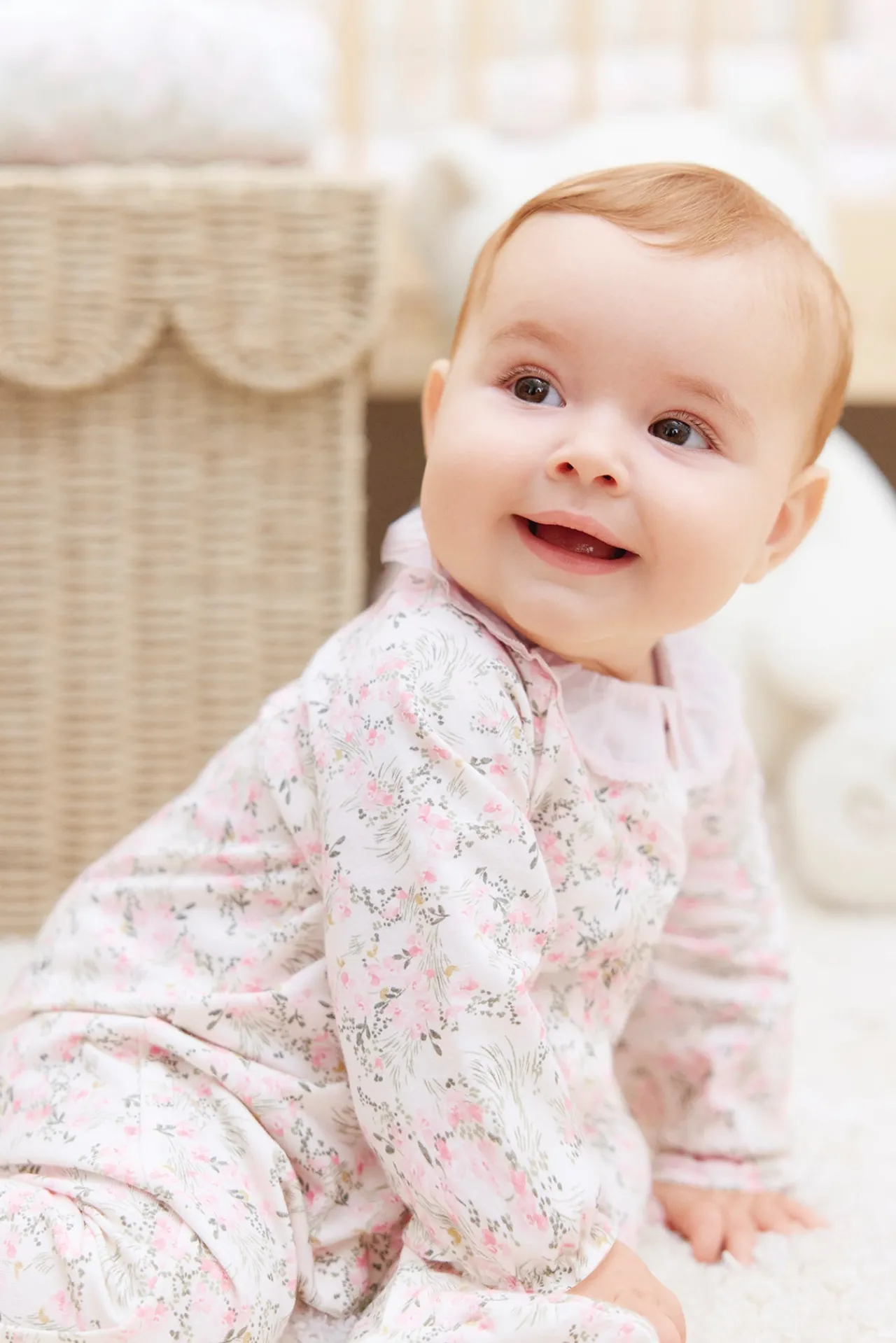 Tartine et Chocolat Pyjama Imprimé fleuri jardin hivernal| Jardin Hivernal|Pyjamas - Bonnets