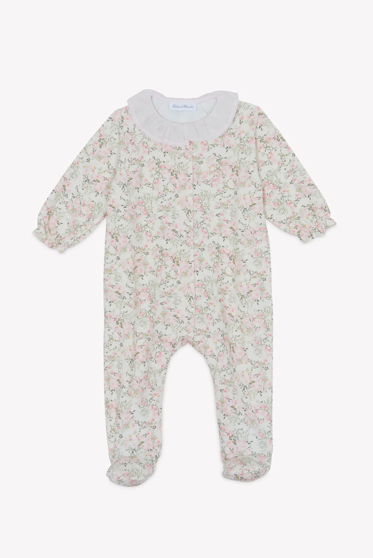 Tartine et Chocolat Pyjama Imprimé fleuri jardin hivernal| Jardin Hivernal|Pyjamas - Bonnets