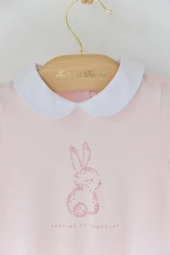 Tartine et Chocolat Pyjama Rose pâle lapin| Pyjamas|Pyjamas