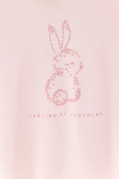 Tartine et Chocolat Pyjama Rose pâle lapin| Pyjamas|Pyjamas