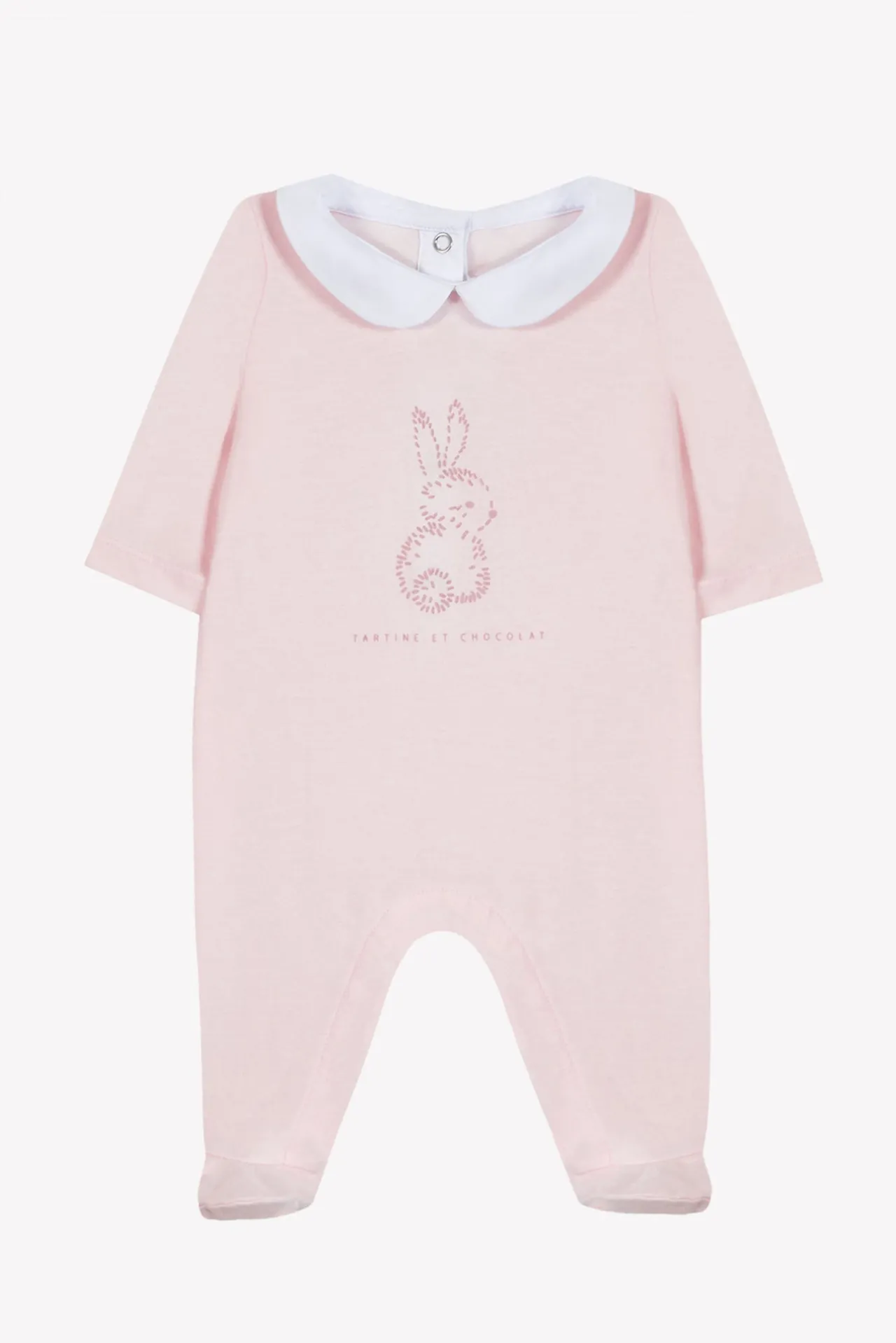 Tartine et Chocolat Pyjama Rose pâle lapin| Pyjamas|Pyjamas