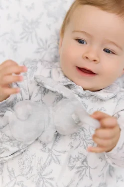 Tartine et Chocolat Pyjama Imprimé inspiration toile de jouy gris| Toile De Jouy Gris|Pyjamas - Bonnets