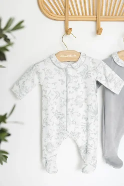 Tartine et Chocolat Pyjama Imprimé inspiration toile de jouy gris| Toile De Jouy Gris|Pyjamas - Bonnets