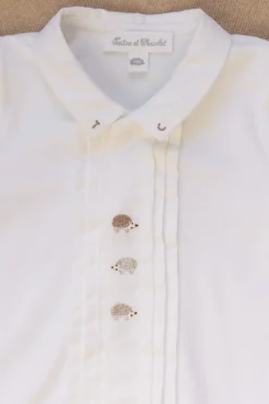 Tartine et Chocolat Pyjama Blanc hérisson| Pyjamas|Pyjamas