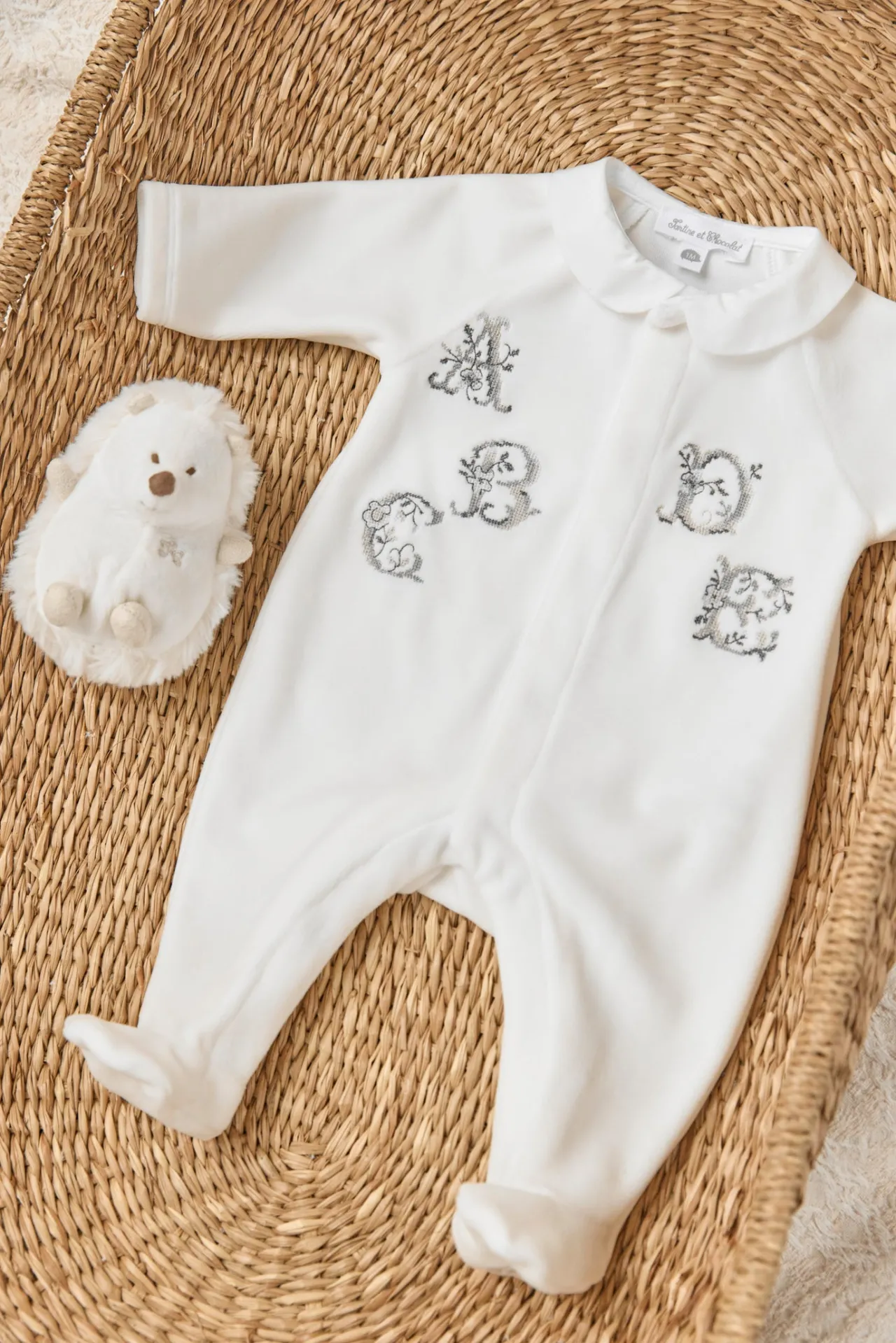 Tartine et Chocolat Pyjama Ecru abécédaire| Pyjamas|Pyjamas
