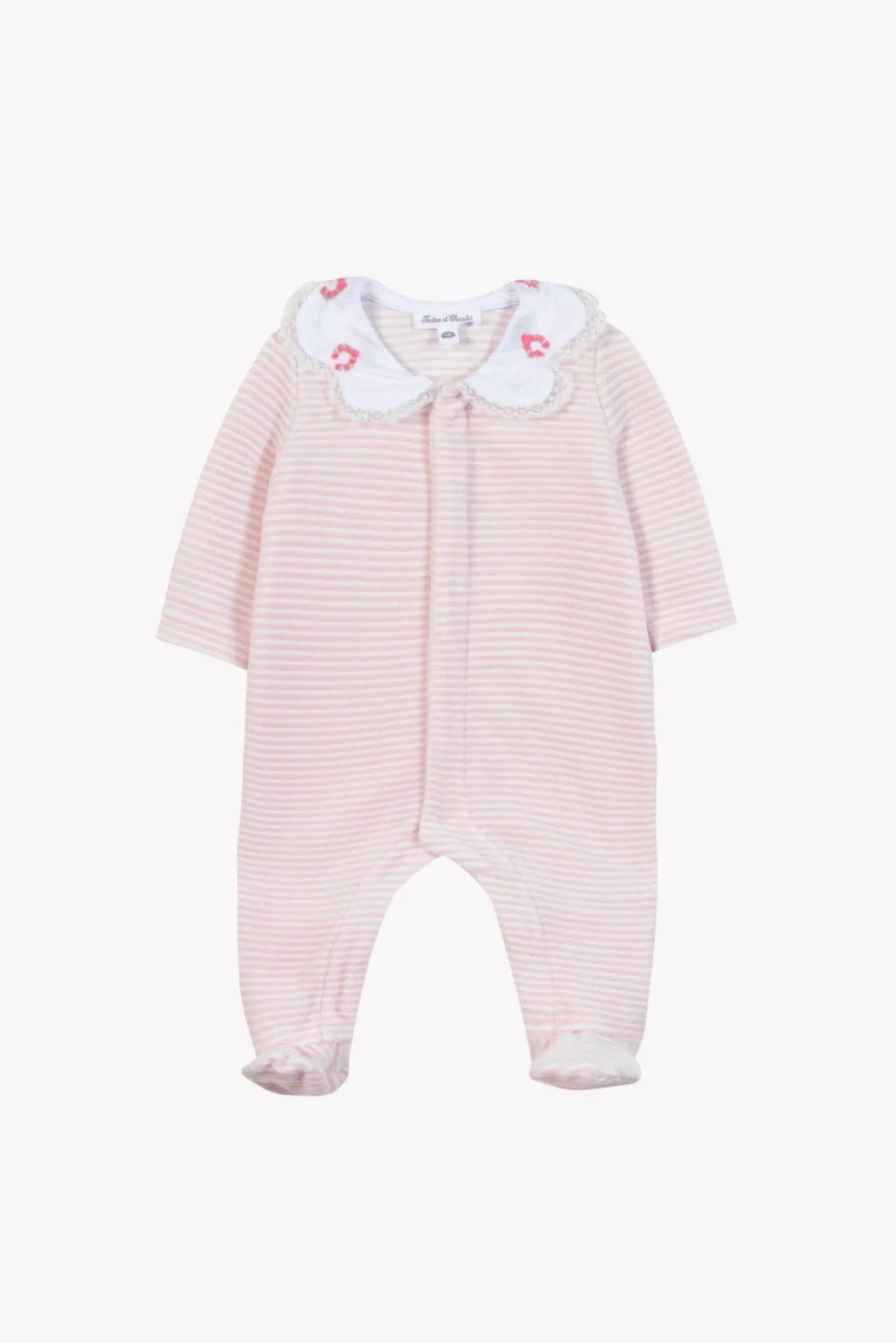 Tartine et Chocolat Pyjama Rose pâle à rayures| Pyjamas|Pyjamas