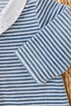 Tartine et Chocolat Pyjama Bleu orage à rayures| Pyjamas|Pyjamas