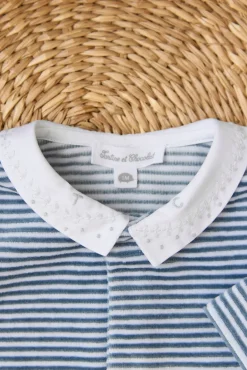 Tartine et Chocolat Pyjama Bleu orage à rayures| Pyjamas|Pyjamas