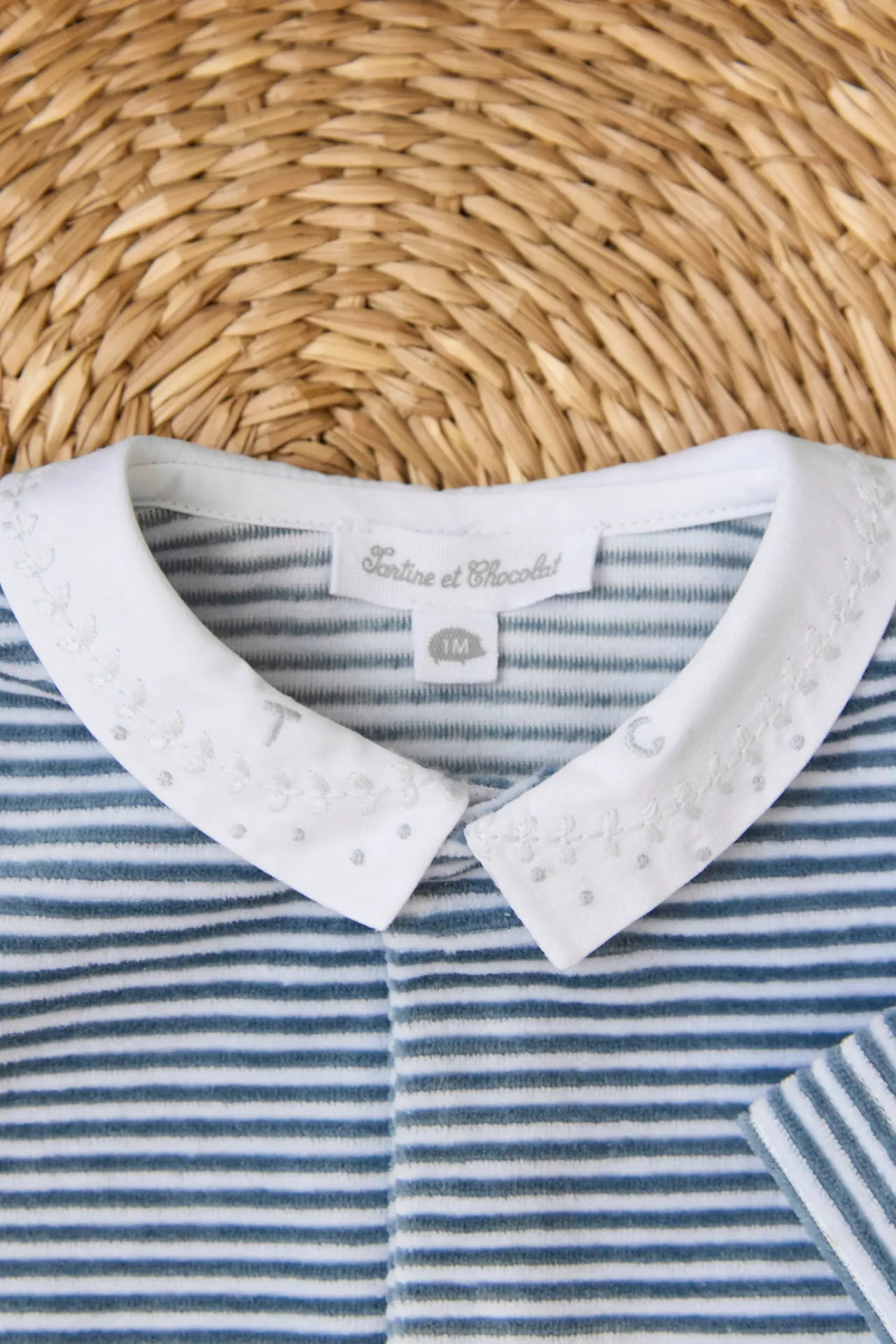 Tartine et Chocolat Pyjama Bleu orage à rayures| Pyjamas|Pyjamas