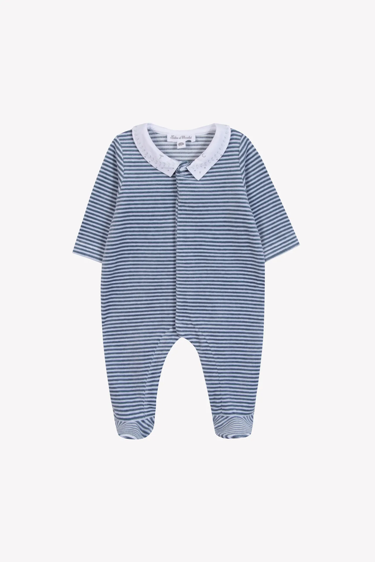 Tartine et Chocolat Pyjama Bleu orage à rayures| Pyjamas|Pyjamas