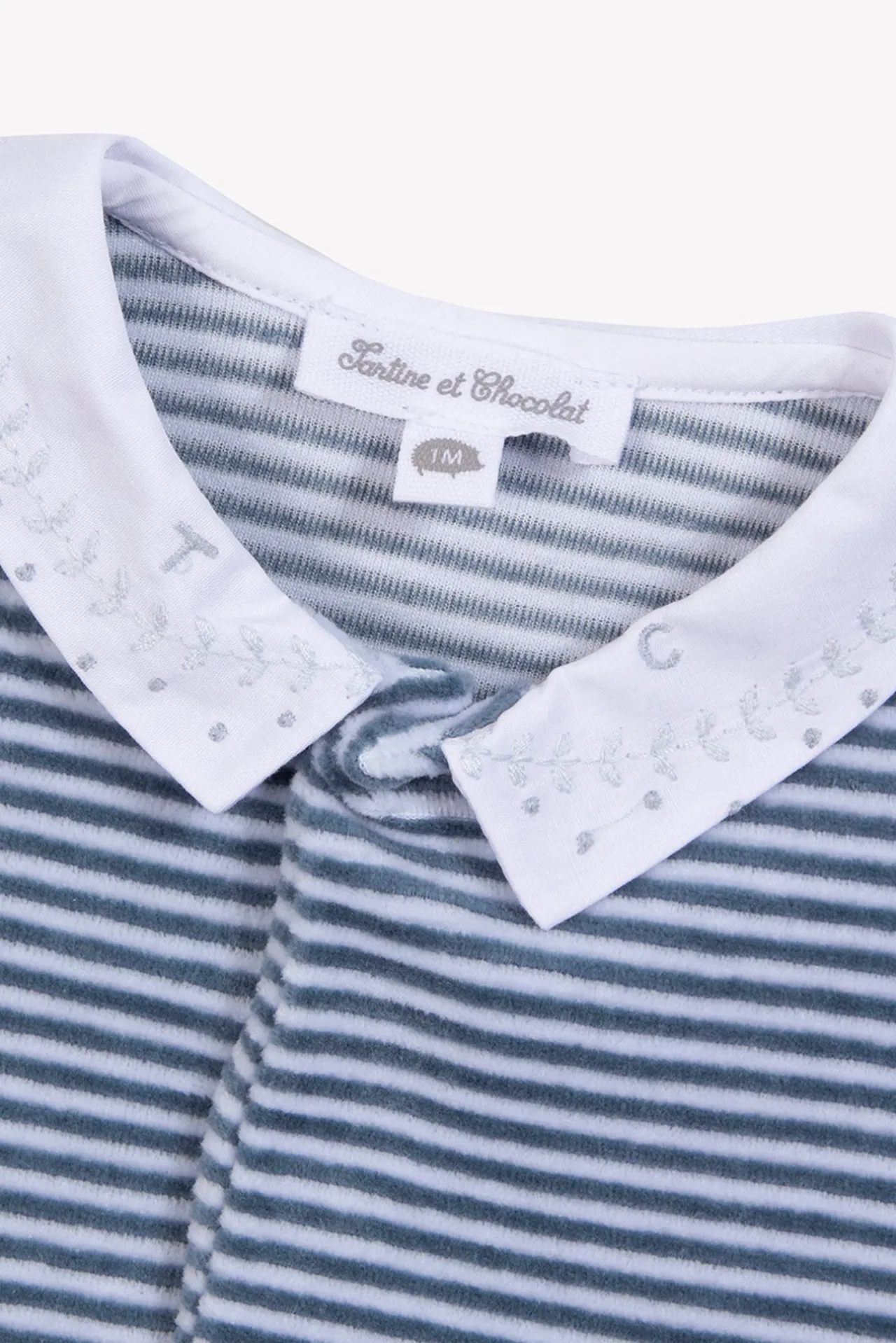Tartine et Chocolat Pyjama Bleu orage à rayures| Pyjamas|Pyjamas