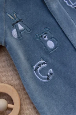 Tartine et Chocolat Pyjama Bleu orage abécédaire| Pyjamas|Pyjamas
