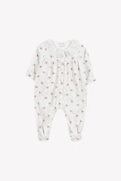 Tartine et Chocolat Pyjama Ecru fleurs| Pyjamas|Pyjamas