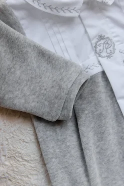 Tartine et Chocolat Pyjama Gris chiné plis religieux| Pyjamas|Pyjamas