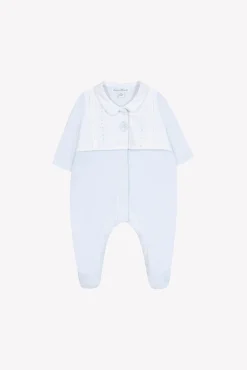 Tartine et Chocolat Pyjama Bleu ciel col pointu| Pyjamas|Pyjamas