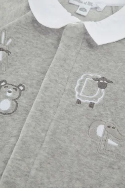 Tartine et Chocolat Pyjama Gris chiné abécédaire| Pyjamas|Pyjamas