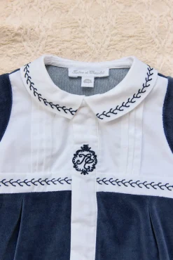 Tartine et Chocolat Pyjama Marine plis religieux| Pyjamas|Pyjamas