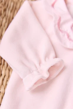 Tartine et Chocolat Pyjama Rose pâle velours nœuds| Pyjamas|Pyjamas