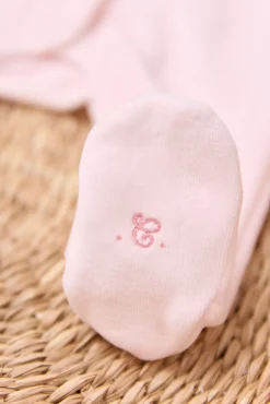 Tartine et Chocolat Pyjama Rose pâle velours nœuds| Pyjamas|Pyjamas