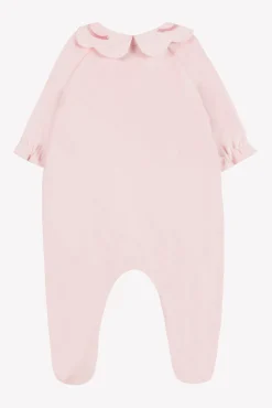 Tartine et Chocolat Pyjama Rose pâle velours nœuds| Pyjamas|Pyjamas